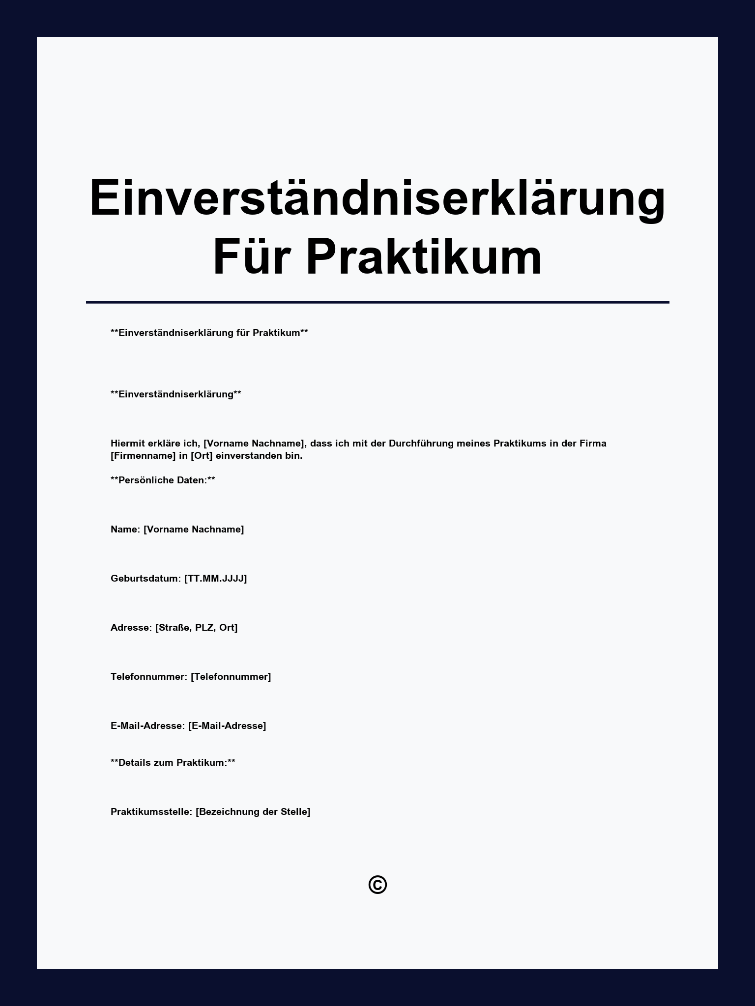 Versicherung Fur Praktikum